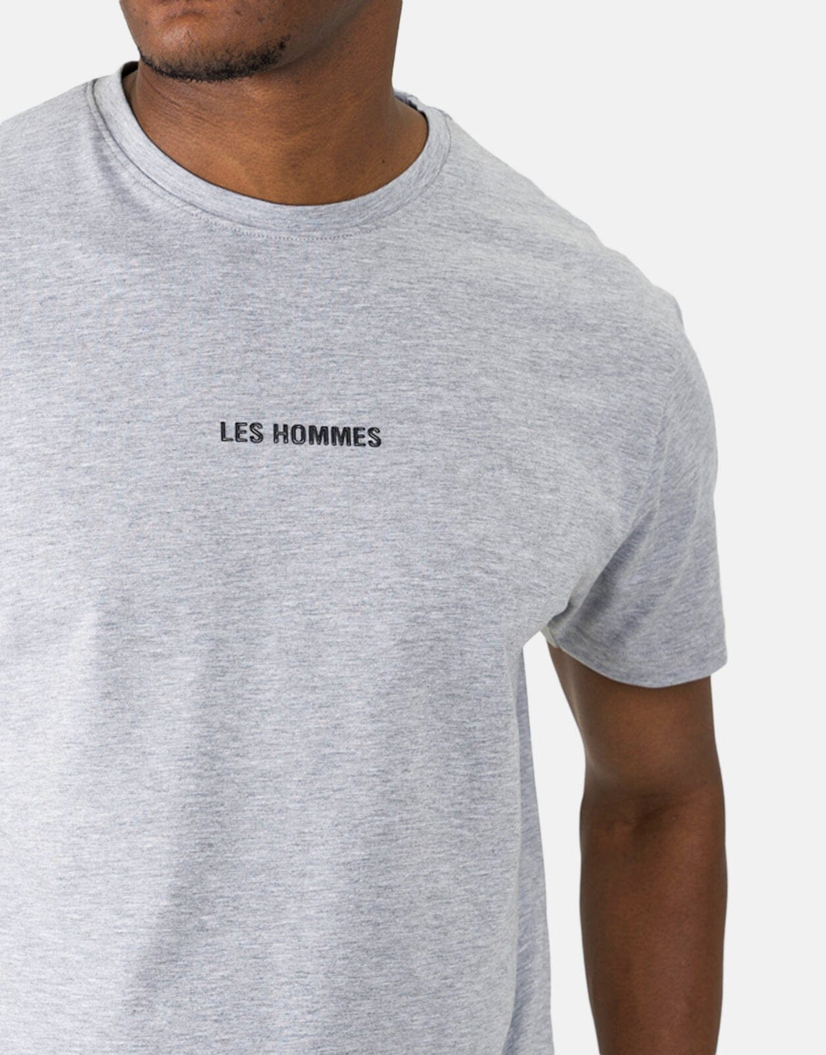 Les Hommes Centre Print Grey T-Shirt - view 2
