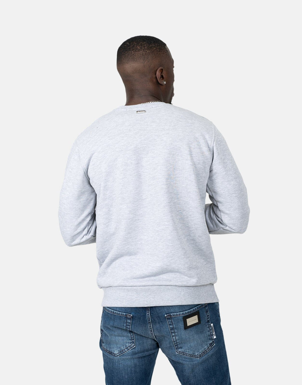 Les Hommes Chest Font Grey Sweatshirt - view 2
