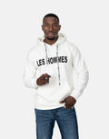 Les Hommes Chest Font White Sweatshirt