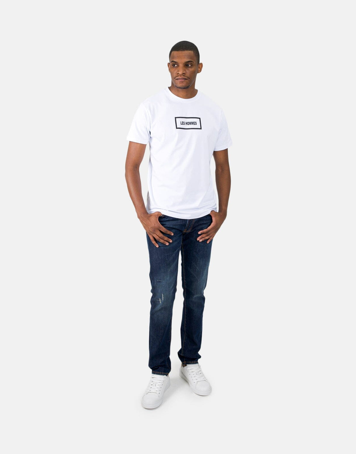 Les Hommes Dark Wash Jeans - view 5