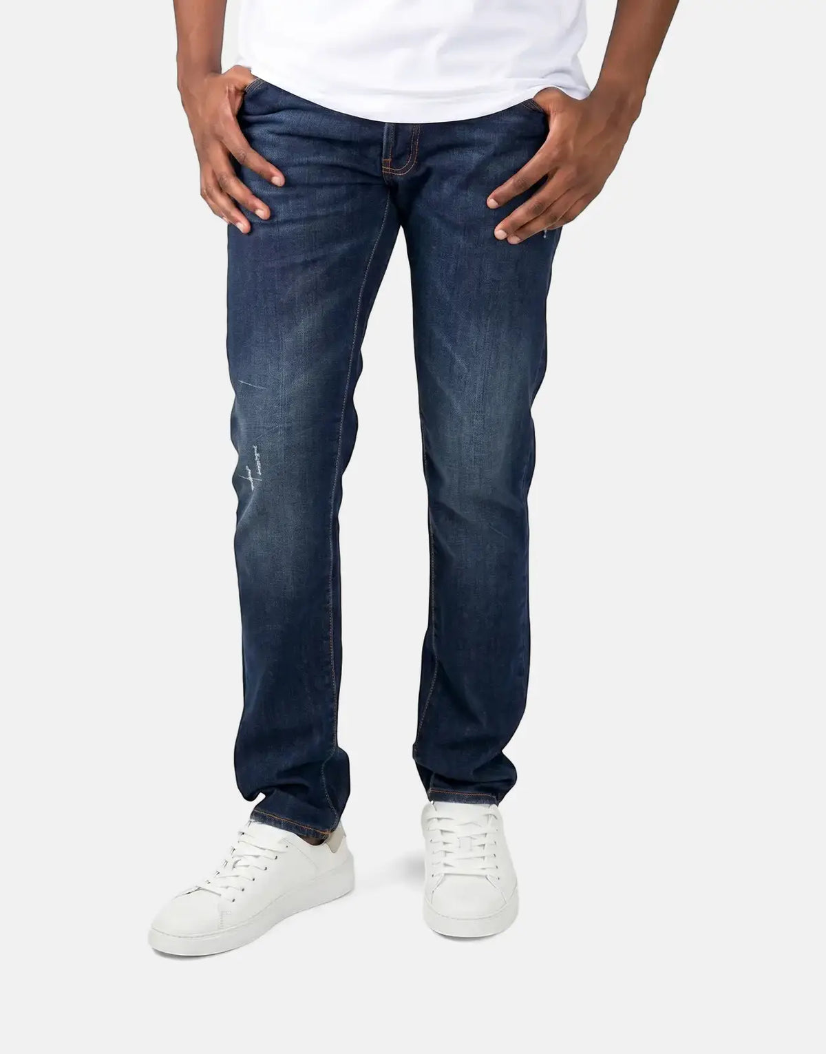 Les Hommes Dark Wash Jeans