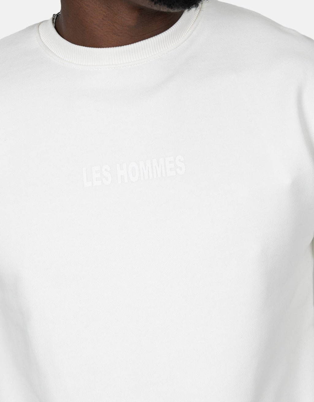Les Hommes Flower White Sweatshirt - view 3