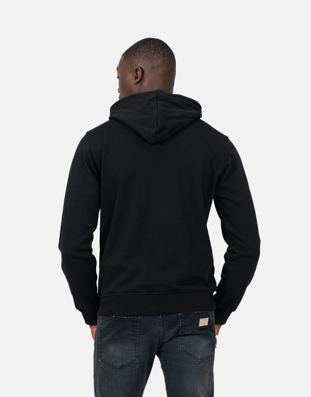 Les Hommes Font Black Hoodie - view 2