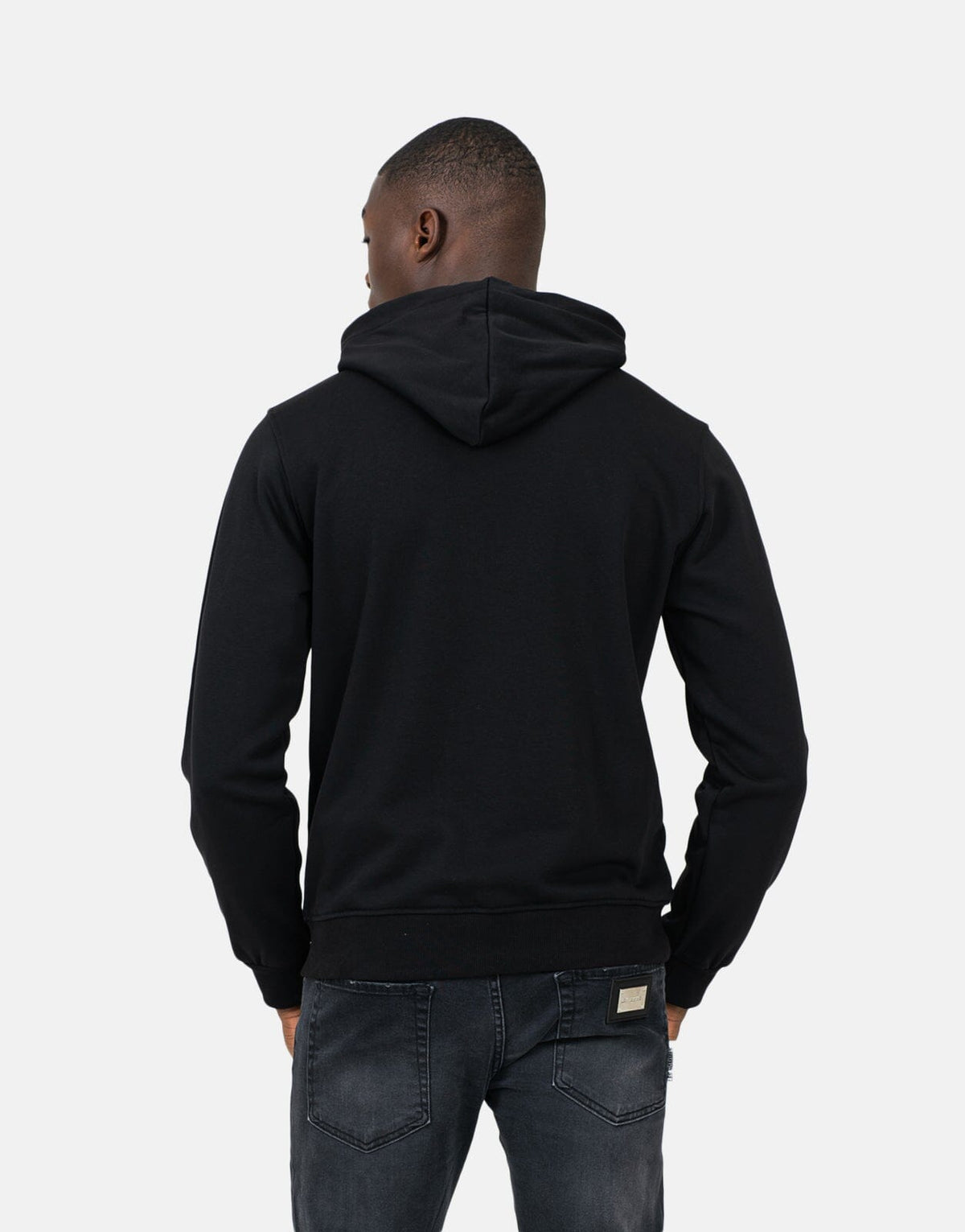 Les Hommes Font Black Hoodie - view 2
