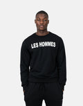 Les Hommes Font Black Sweatshirt