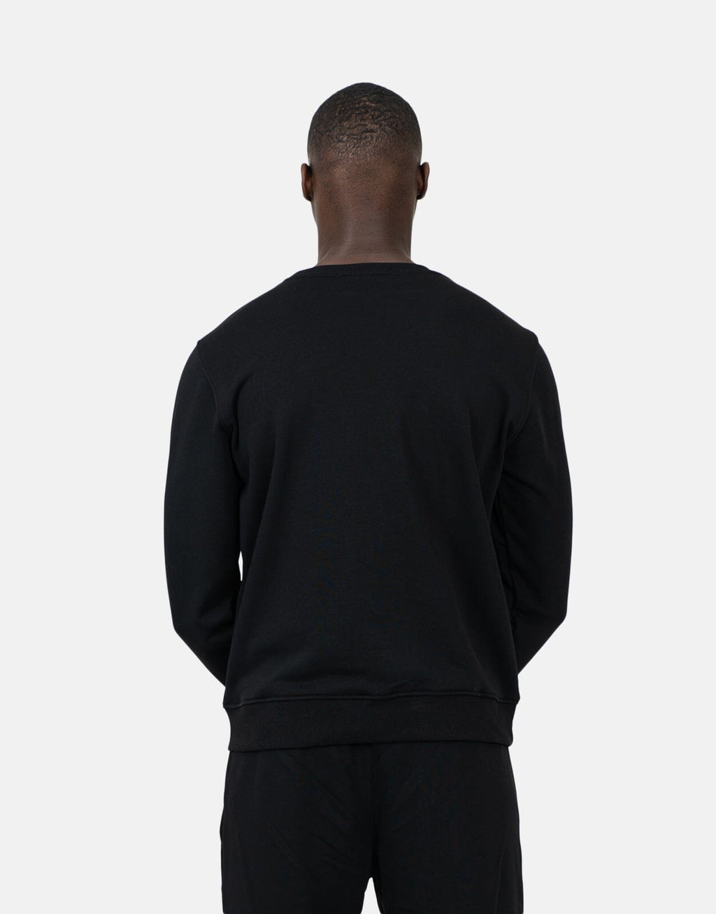 Les Hommes Font Black Sweatshirt - view 2