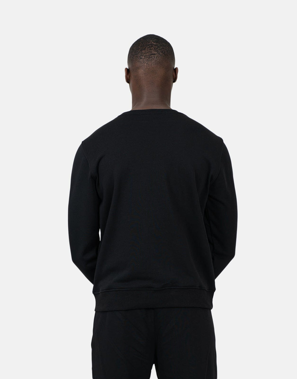 Les Hommes Font Black Sweatshirt - view 2