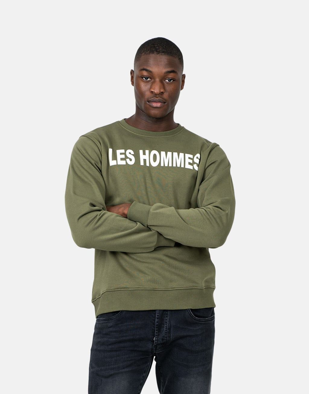 Les Hommes Font Green Sweatshirt