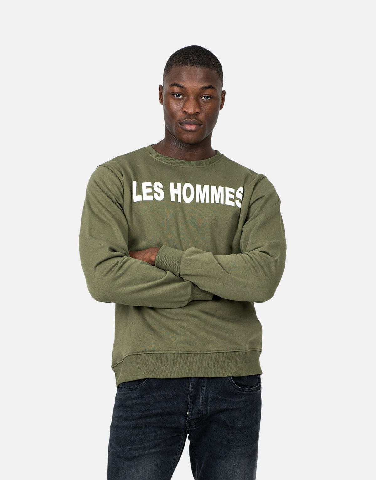 Les Hommes Font Green Sweatshirt