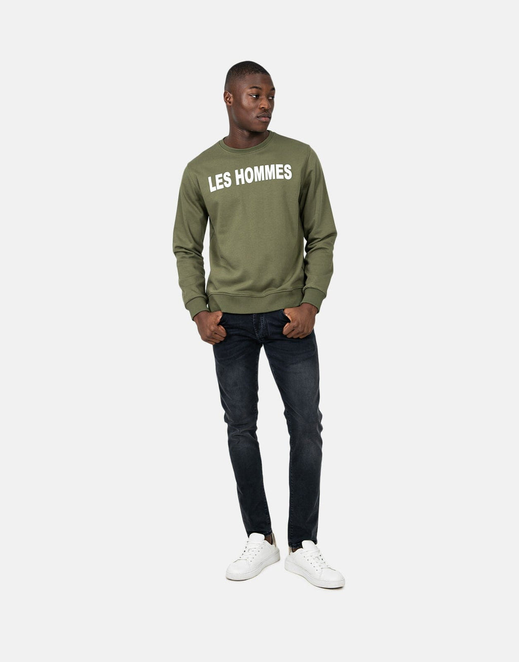 Les Hommes Font Green Sweatshirt - view 4