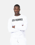 Les Hommes Font White Sweatshirt