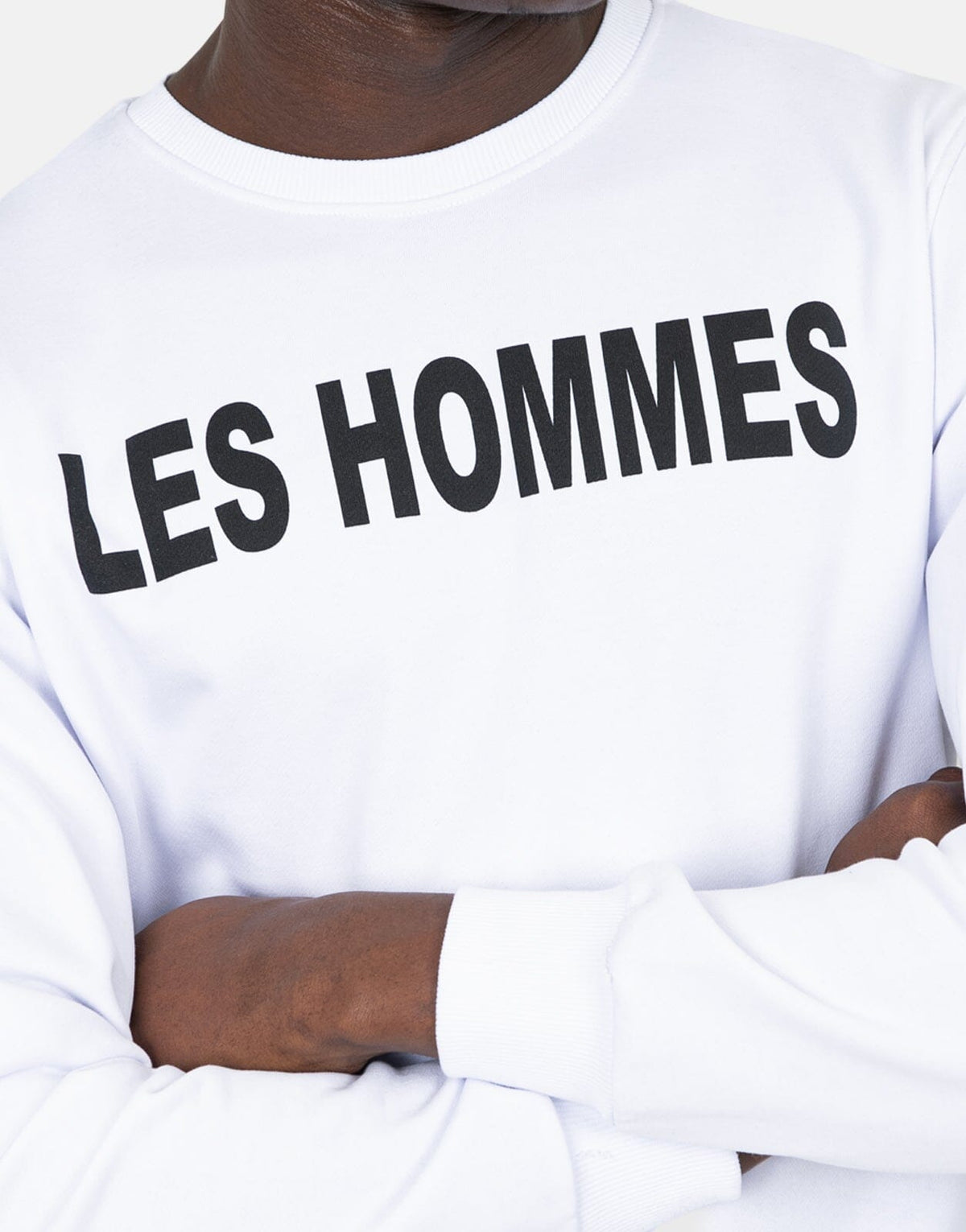 Les Hommes Font White Sweatshirt - view 4