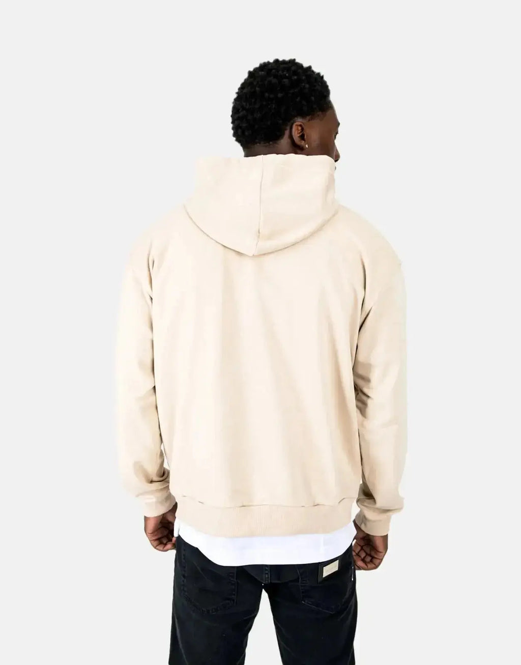 Les Hommes Graphic Hooded Stone Sweatshirt - view 2