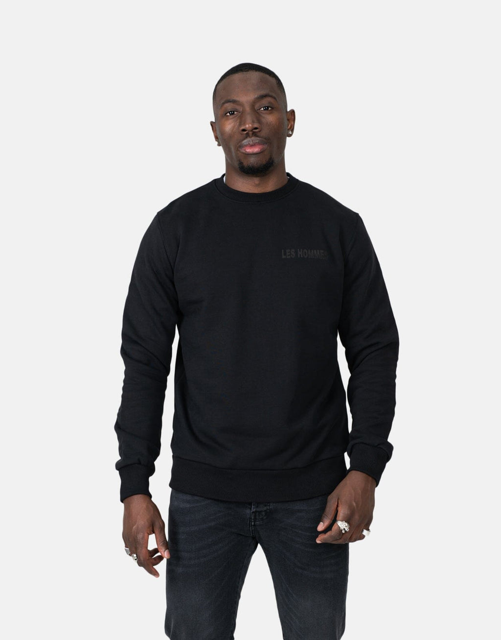 Les Hommes Headphones Black Sweatshirt - view 2