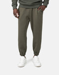 Les Hommes Heavy Military Green Sweatpants