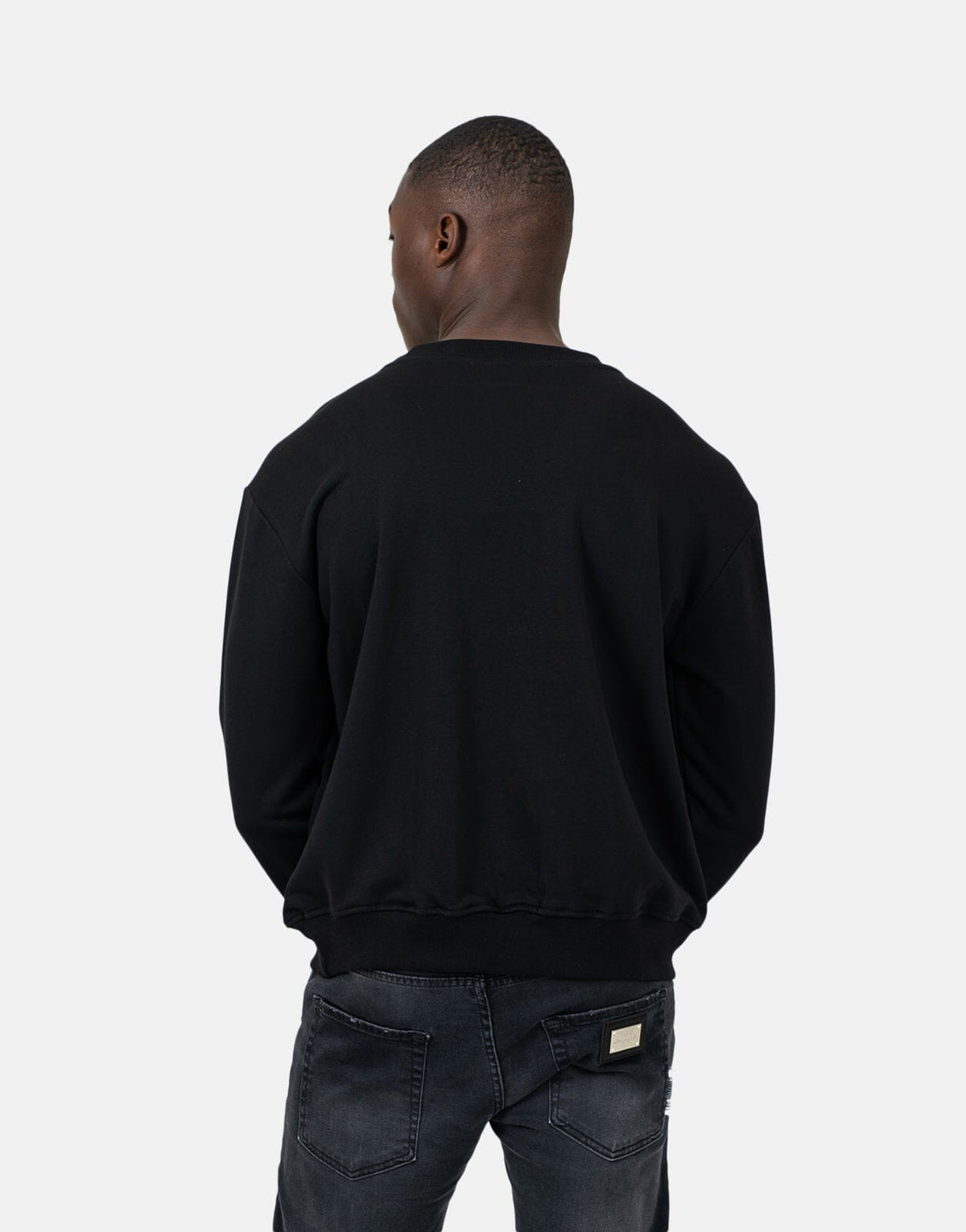 Les Hommes Logo Black Sweatshirt - view 2