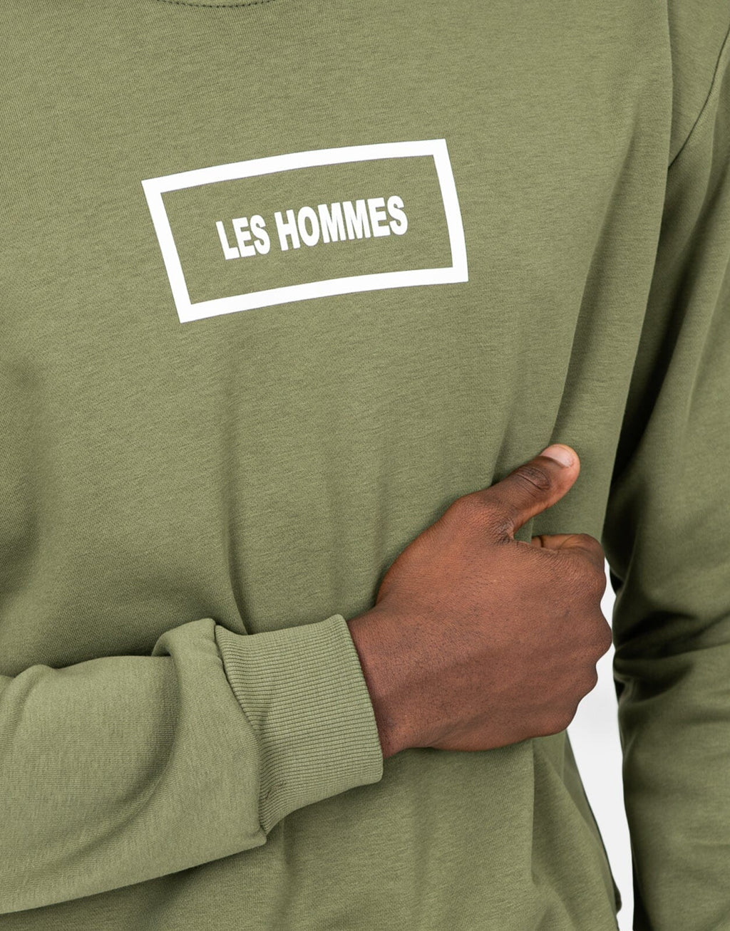 Les Hommes Logo Green Sweatshirt - view 3