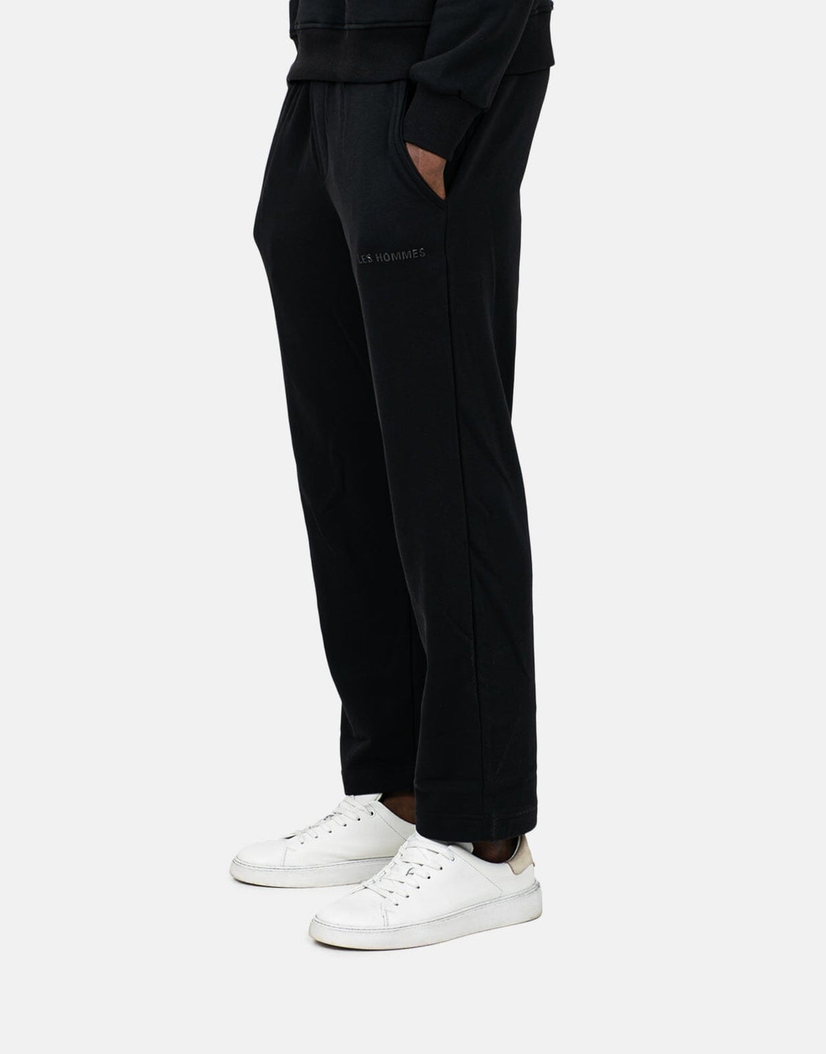 Les Hommes Logo Jogger Black Sweatpants - view 2