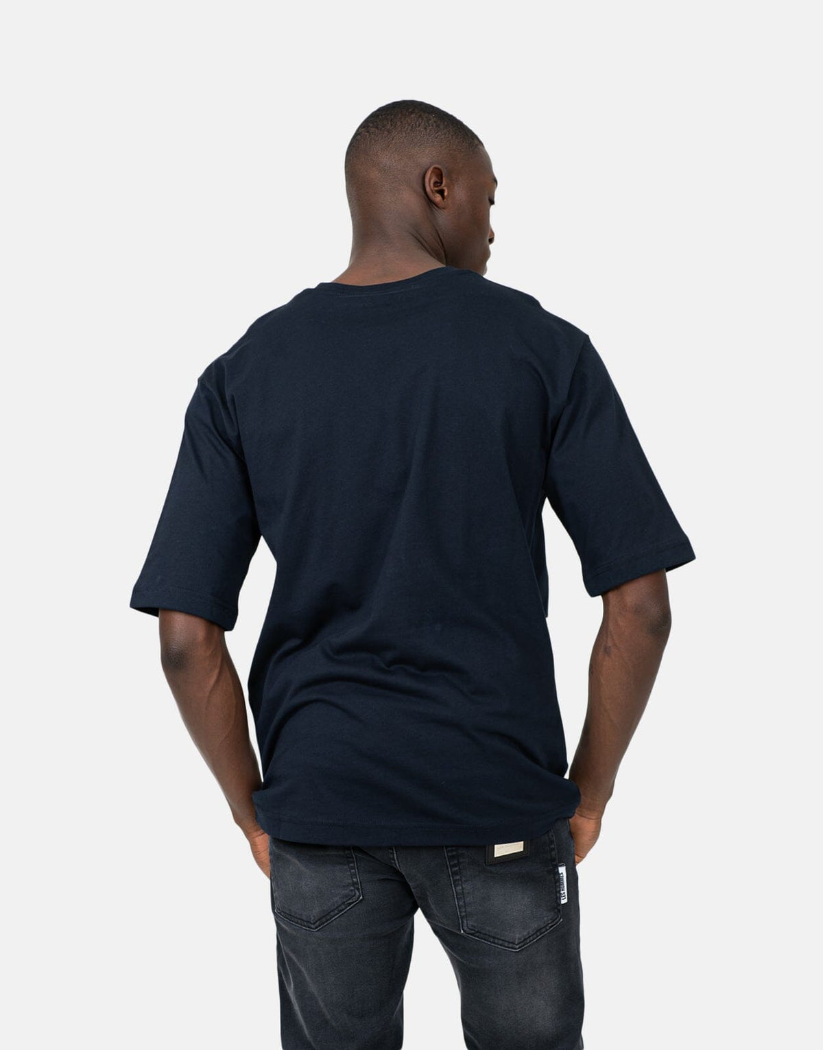 Les Hommes Marco Logo Blue T-Shirt - view 2