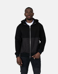 Les Hommes Nylon Black Sweatshirt