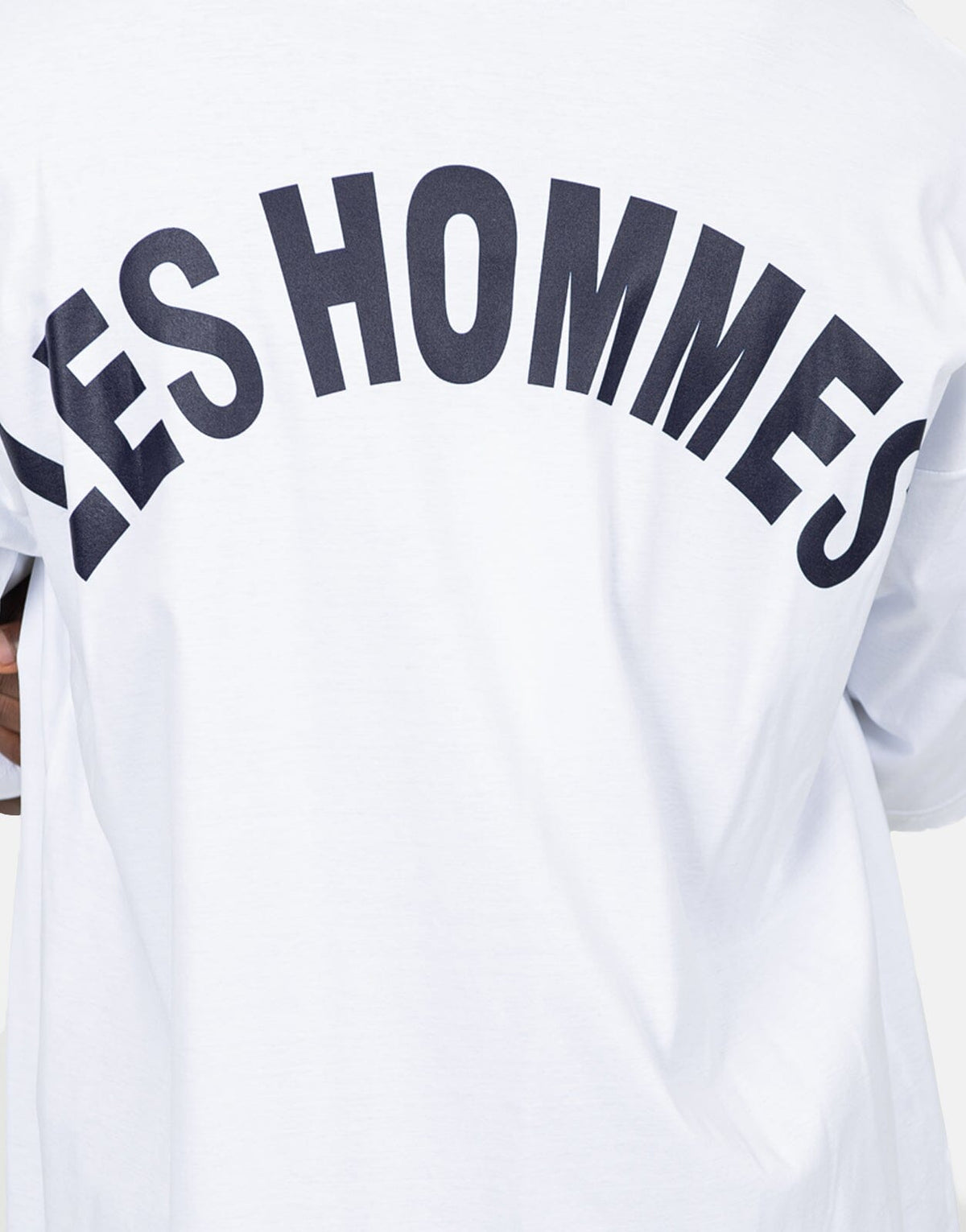 Les Hommes Overlogo Black T-Shirt - view 3