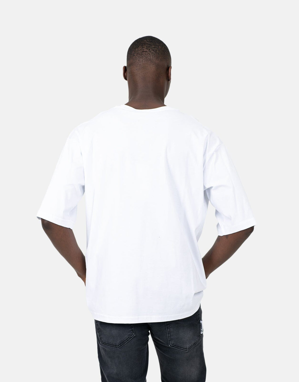 Les Hommes Overoutline White T-Shirt - view 2