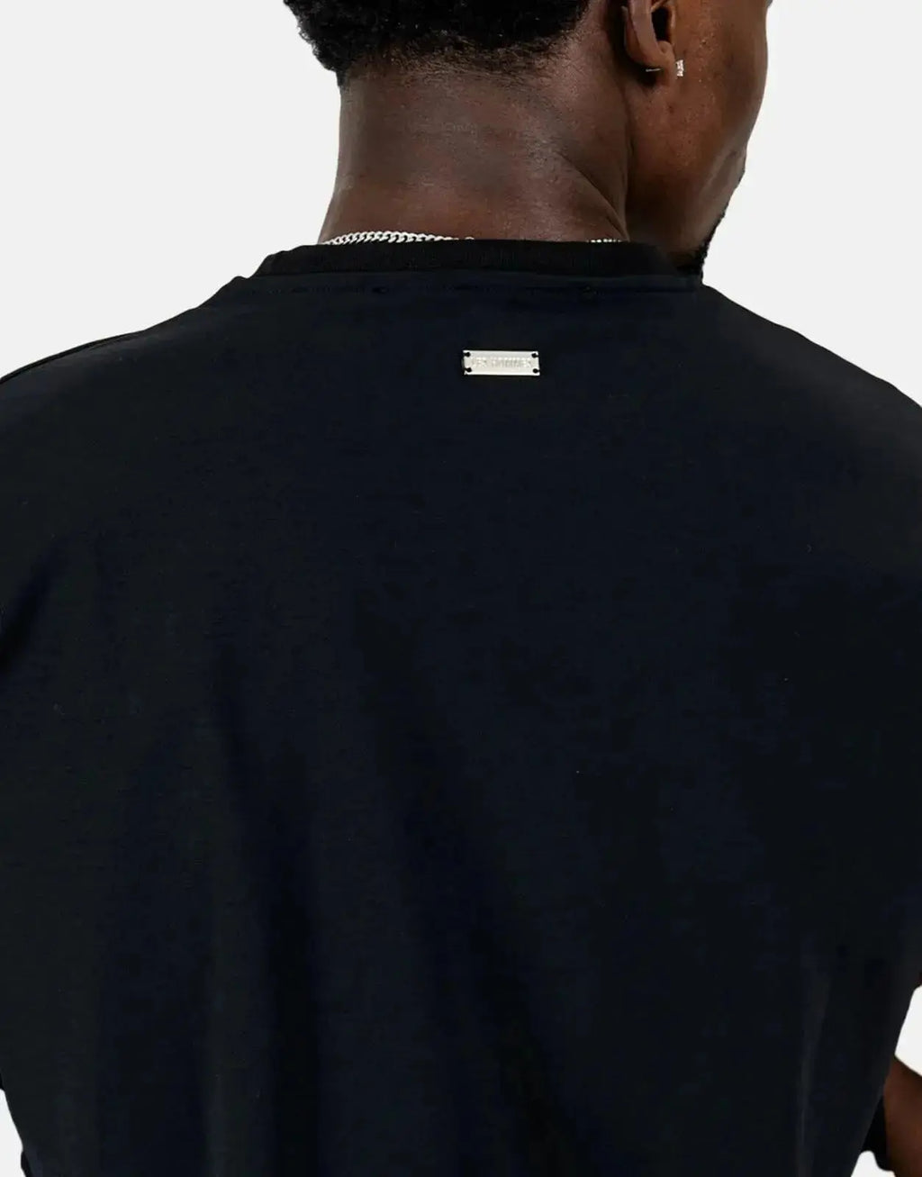 Les Hommes Palm Tree Black T-Shirt - view 4