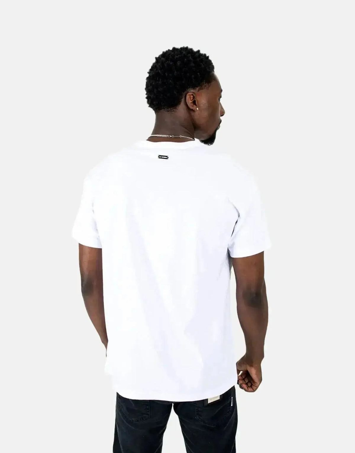 Les Hommes Statue White T-Shirt - view 2