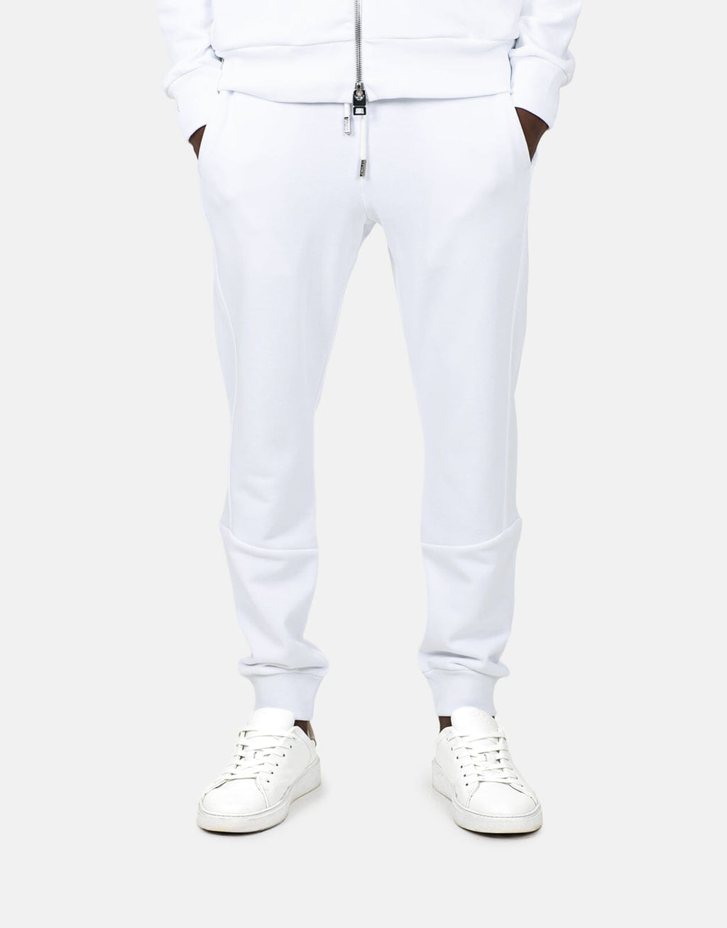 Les Hommes White Jogger Sweatpants