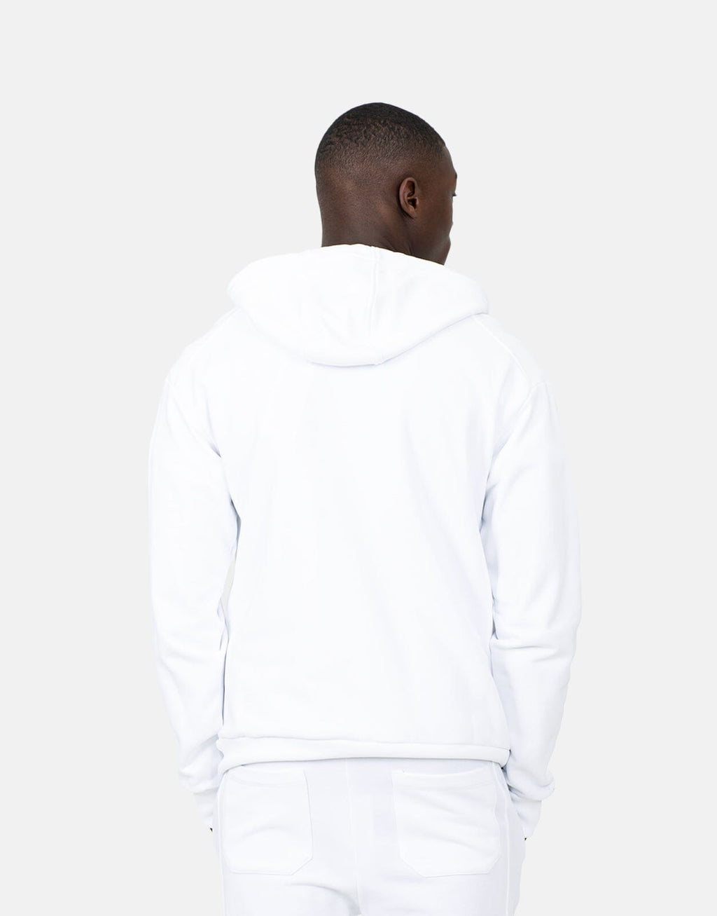 Les Hommes Zip White Sweatshirt - view 3