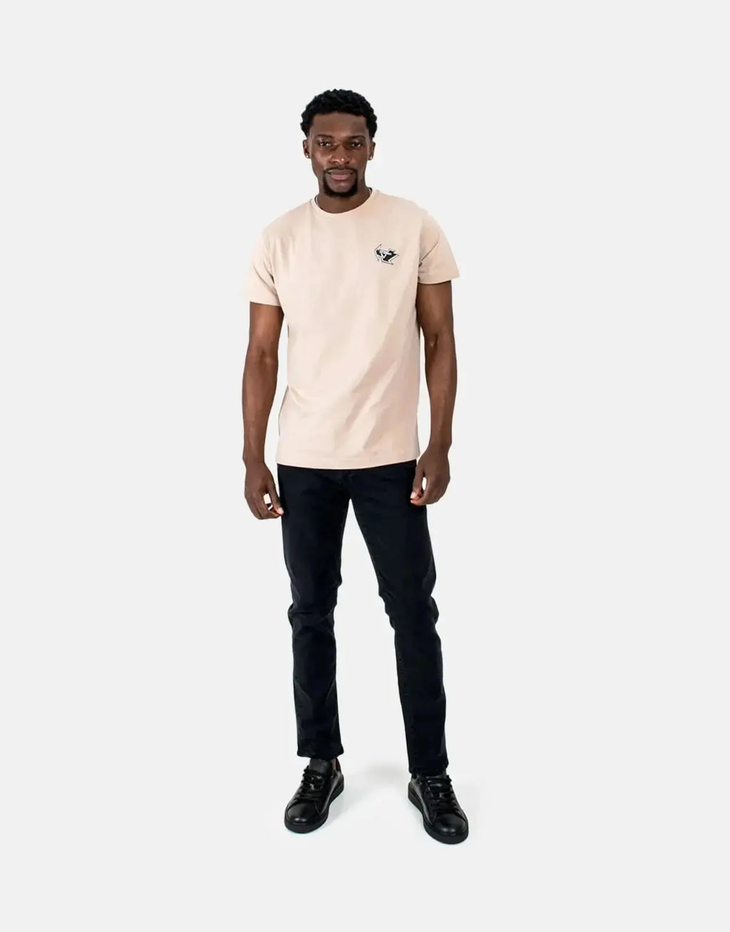 Les Hommes Arrow back Print Stone T-Shirt - view 5