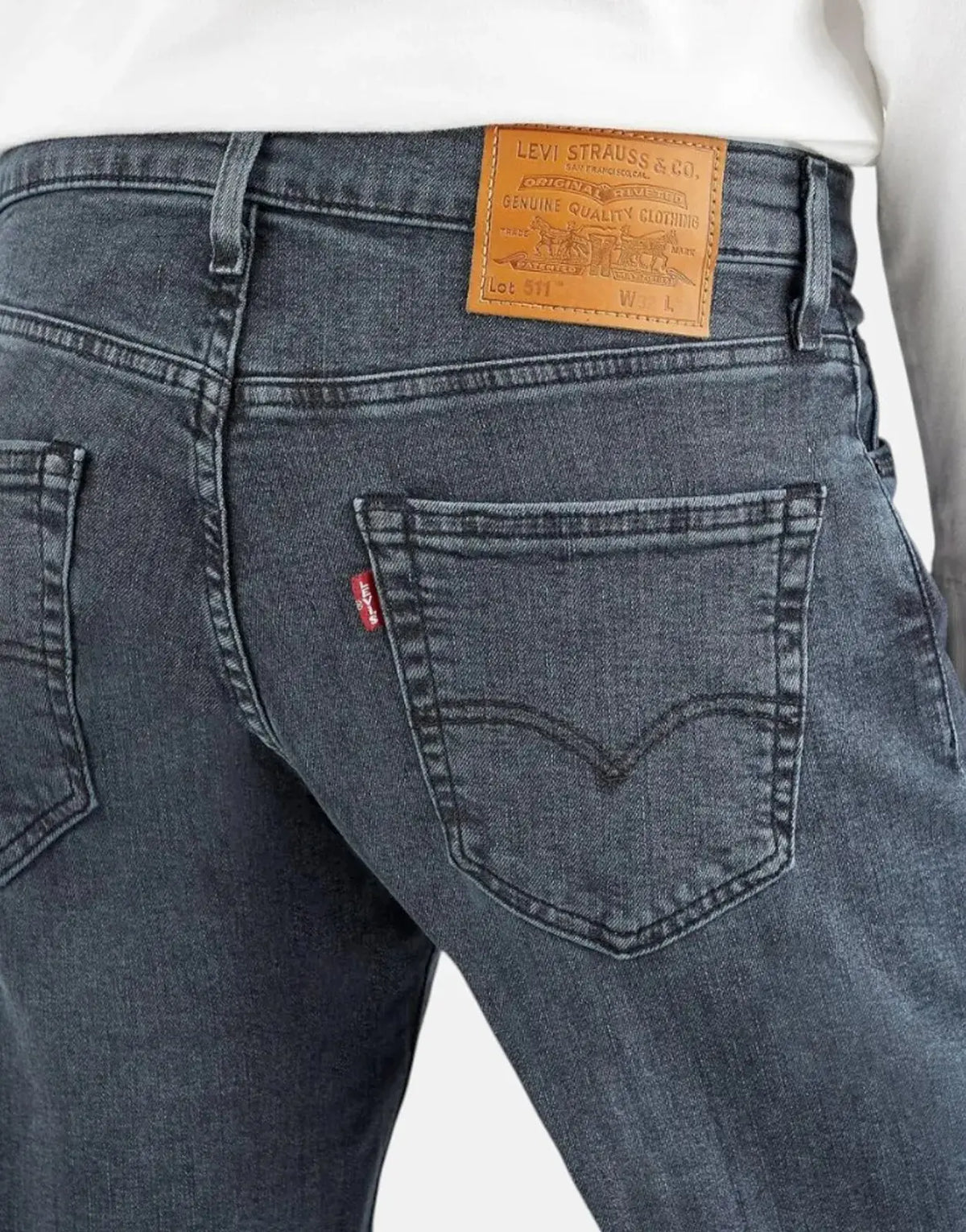 Levi's 511 Slim Richmond Blue Black Jeans - view 4