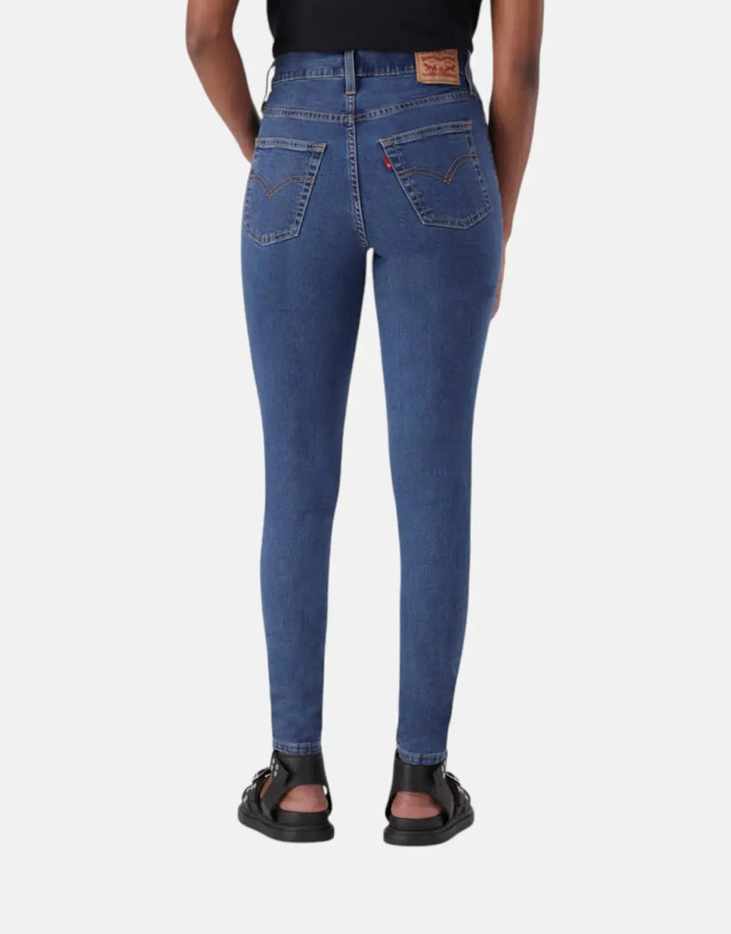 Levi's 720 Hirise Superskinny Mid Wash Jeans - view 2