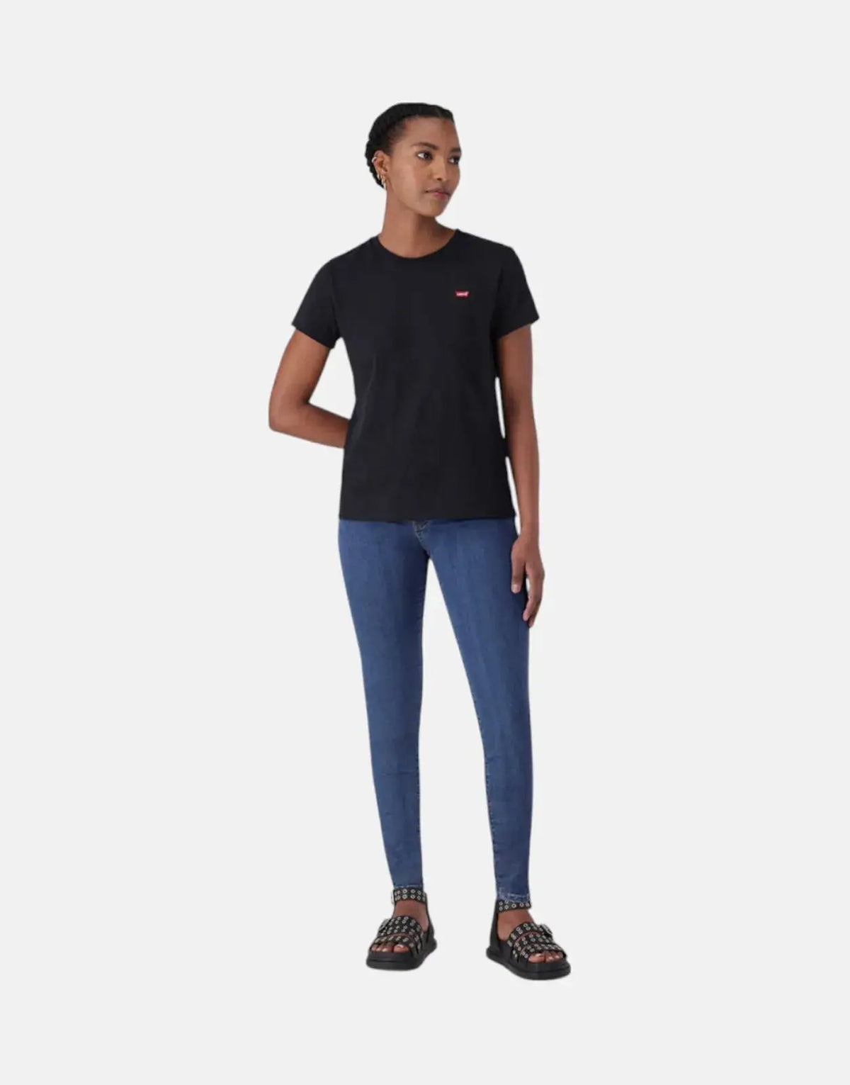 Levi's 720 Hirise Superskinny Mid Wash Jeans - view 4