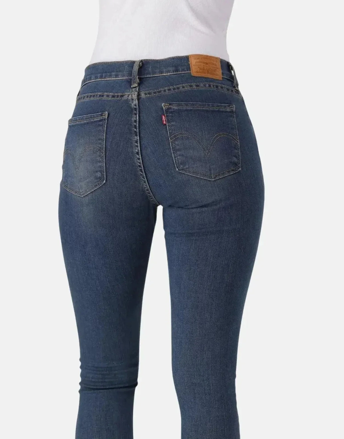 Levi's Curvy Super Skinny Zealous Blue Jeans - view 3
