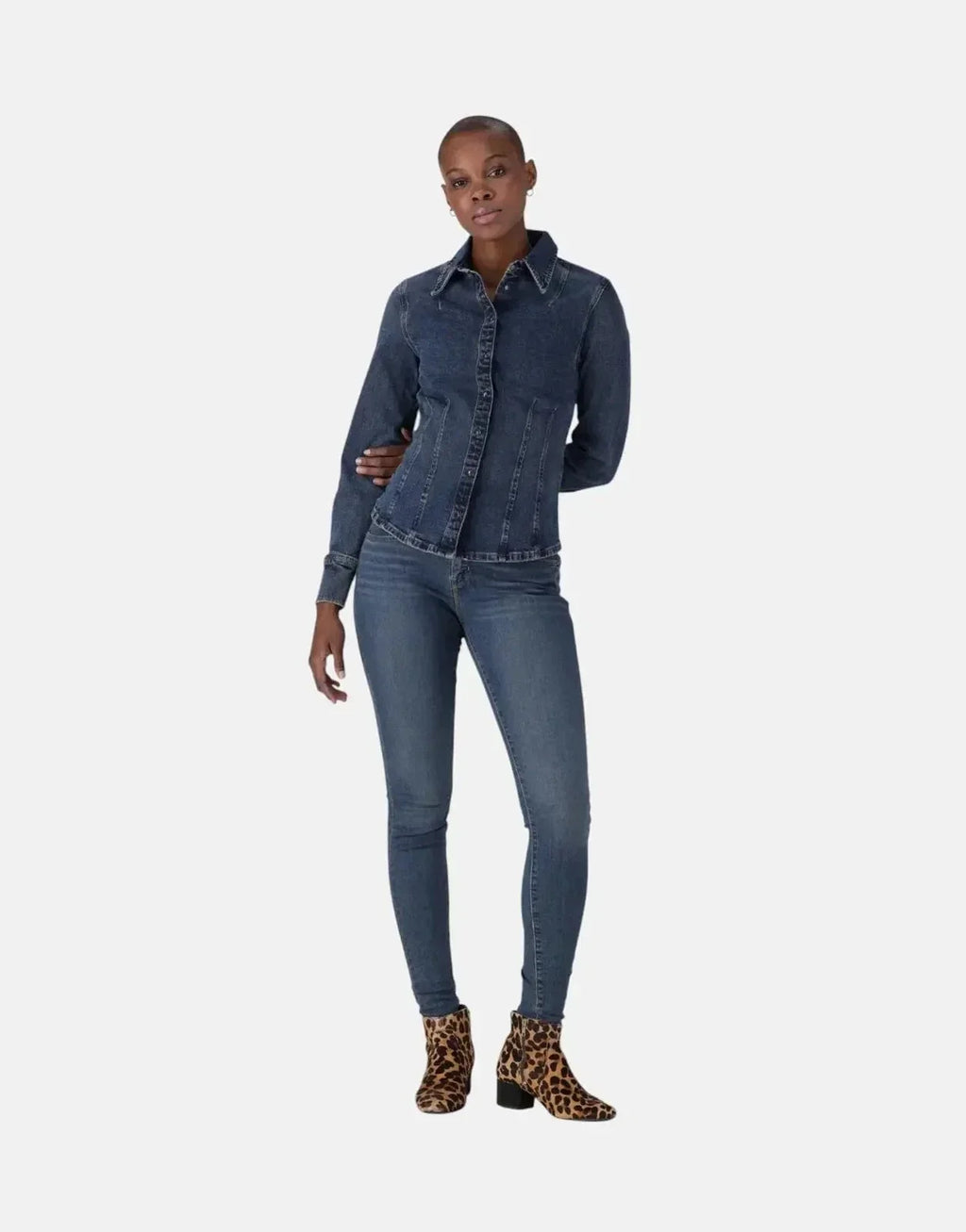 Levi's Curvy Super Skinny Zealous Blue Jeans - view 4