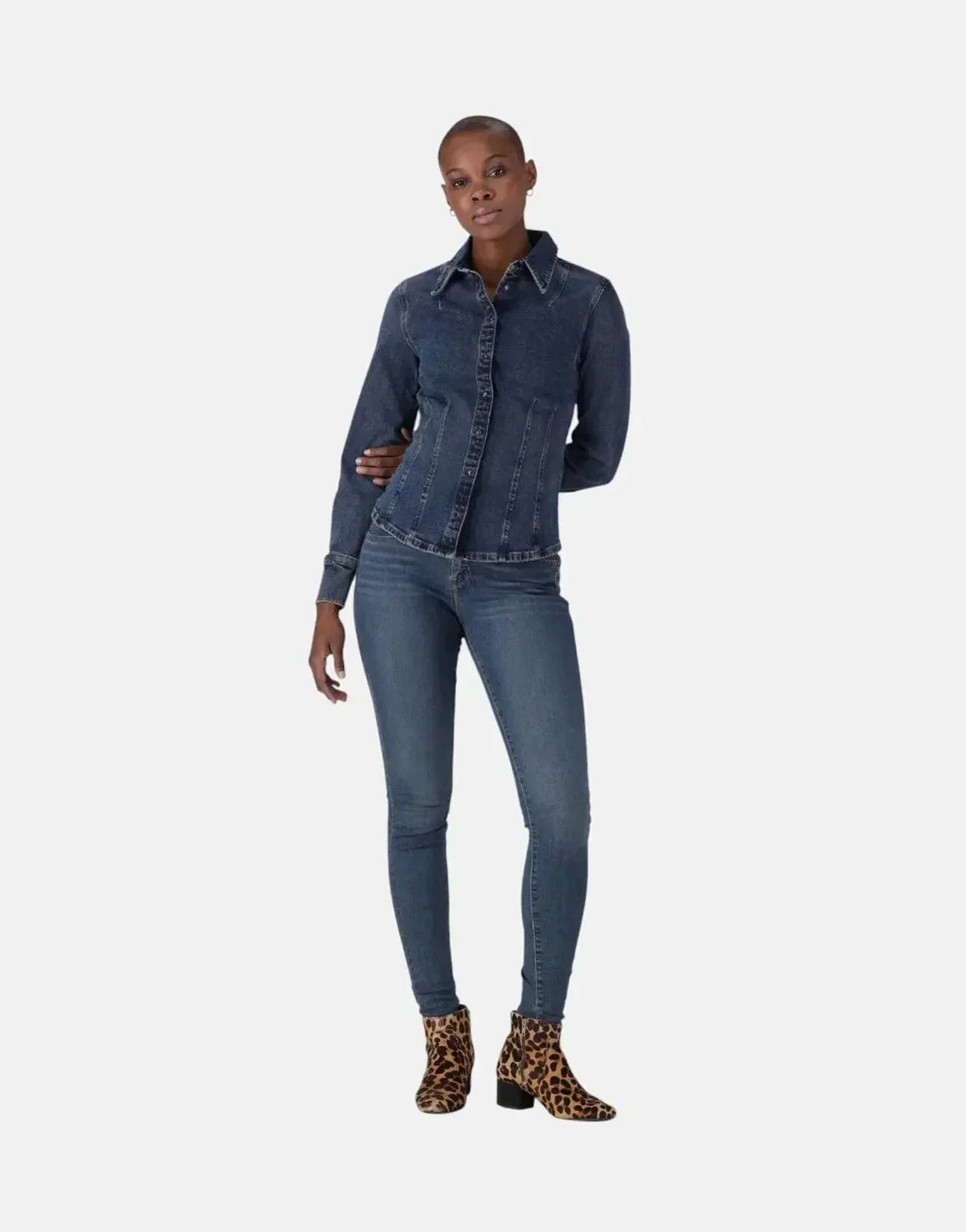 Levi's Curvy Super Skinny Zealous Blue Jeans - view 4