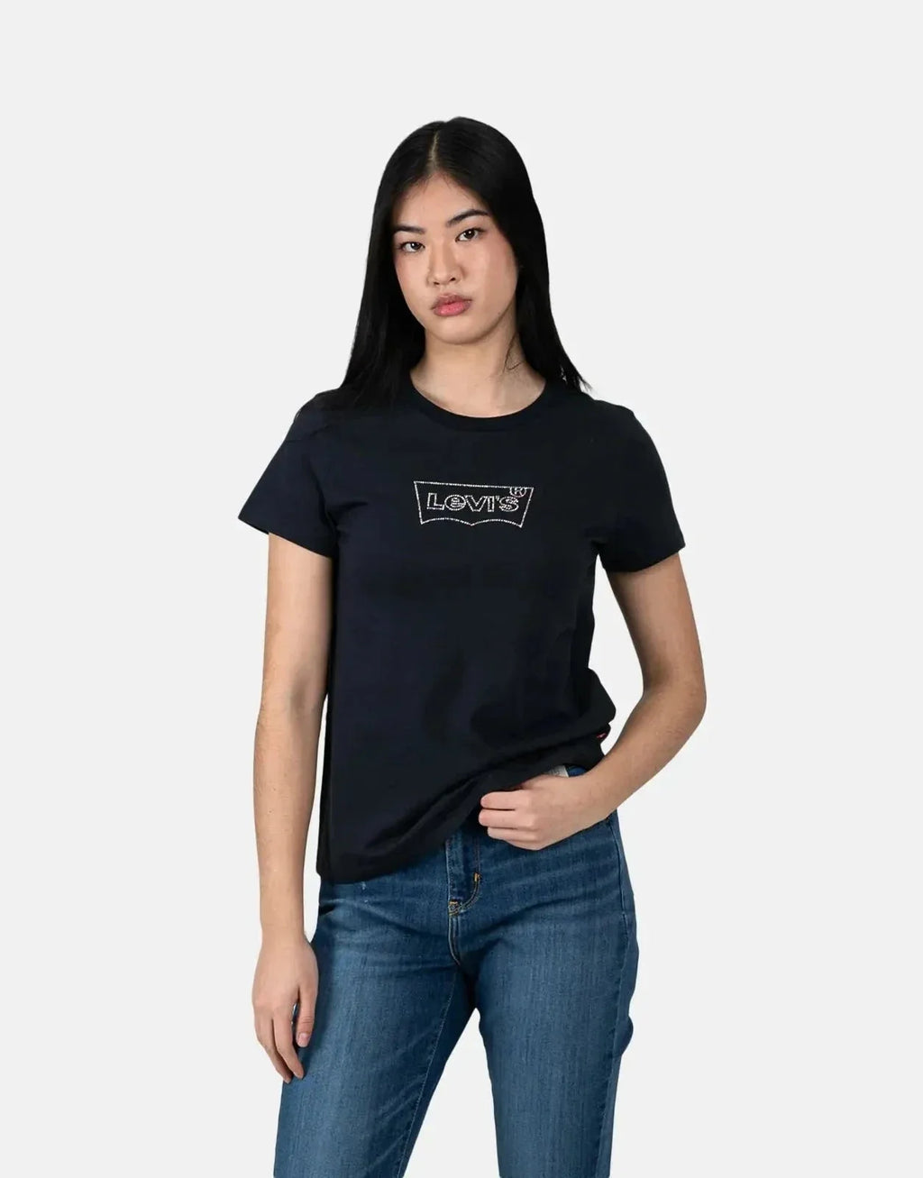 Levi's The Perfect Batwing Iridescent Jet Black T-Shirt