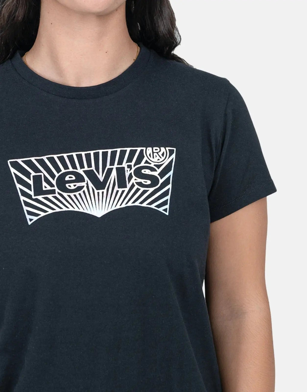 Levi's The Perfect Jet Black T-Shirt - view 3