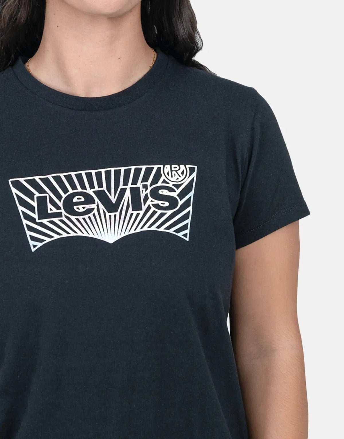 Levi's The Perfect Jet Black T-Shirt - view 3