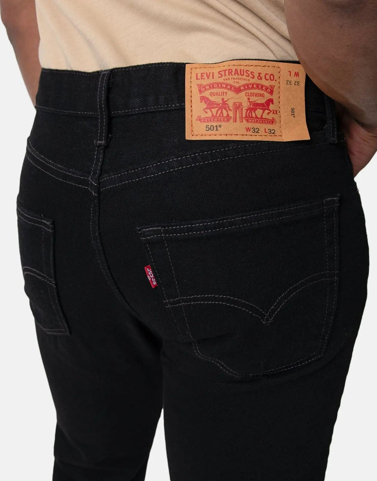 Levi's 501 Original Black Jeans - view 3