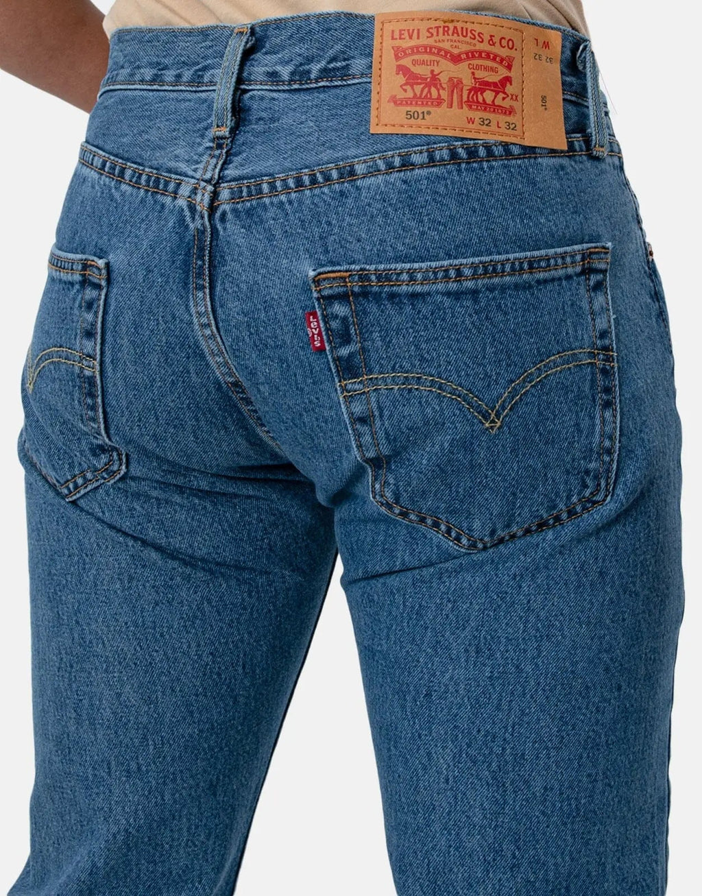 Levi's 501 Original Medium Stonewash Jeans - view 3