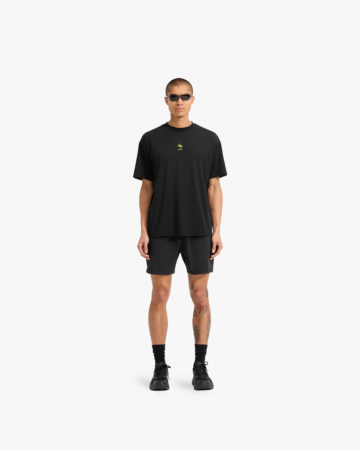 247 Chicago Oversized T-Shirt - Jet Black