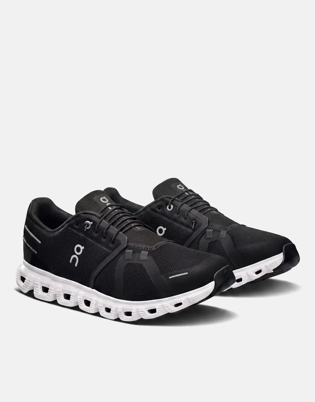 On Men's Cloud 6 Black White Sneaker - view 2