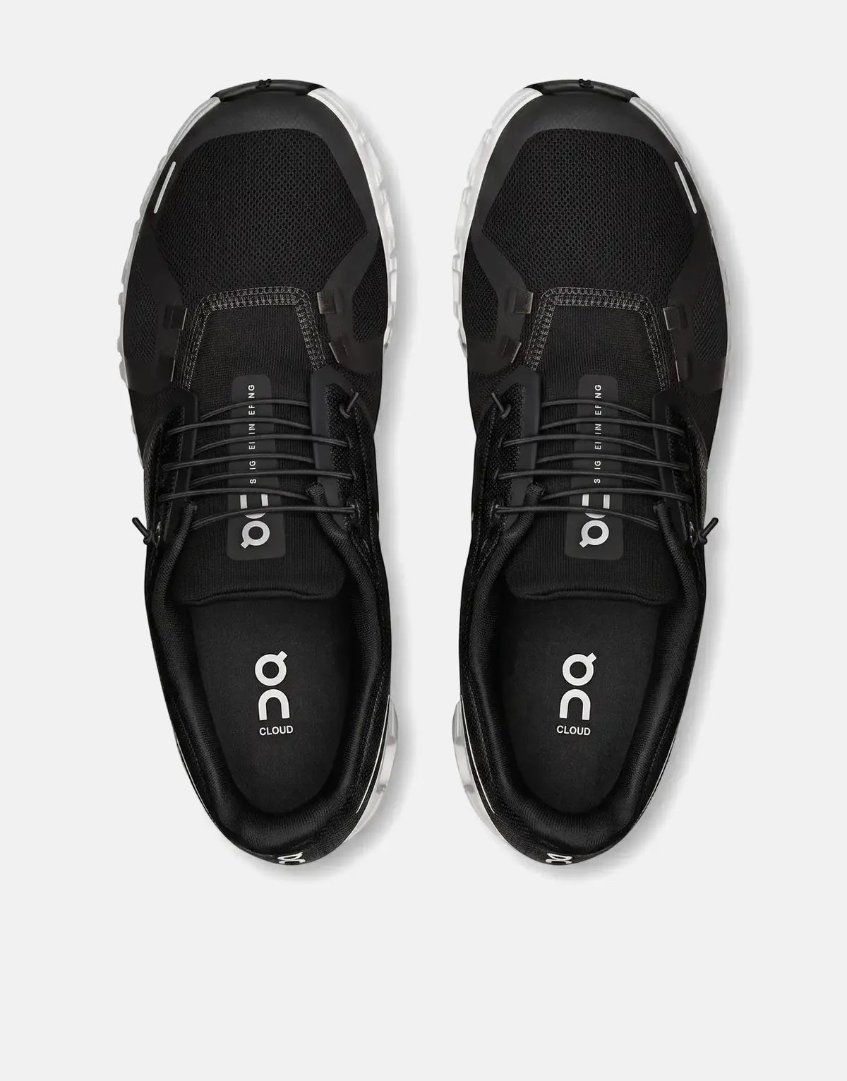 On Men's Cloud 6 Black White Sneaker - view 3