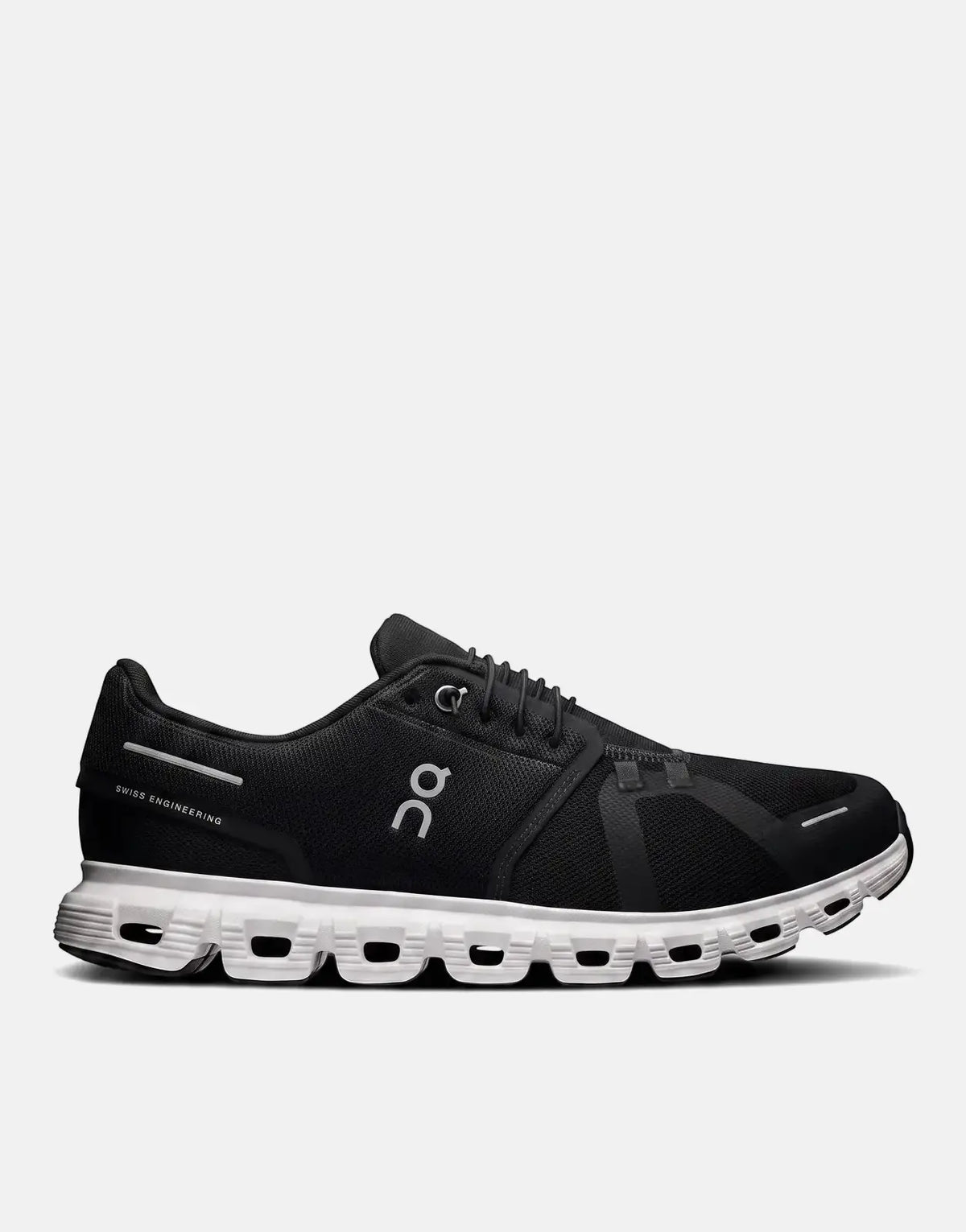 On Men's Cloud 6 Black White Sneaker
