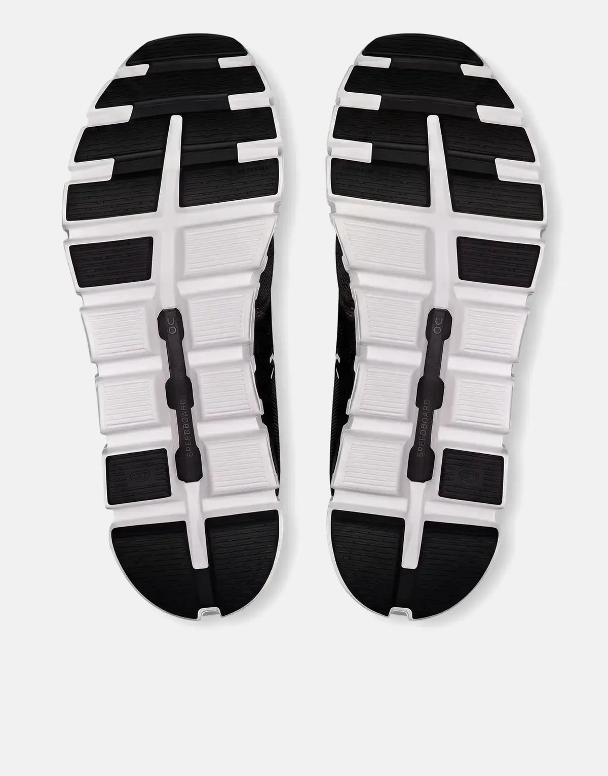 On Men's Cloud 6 Black White Sneaker - view 4
