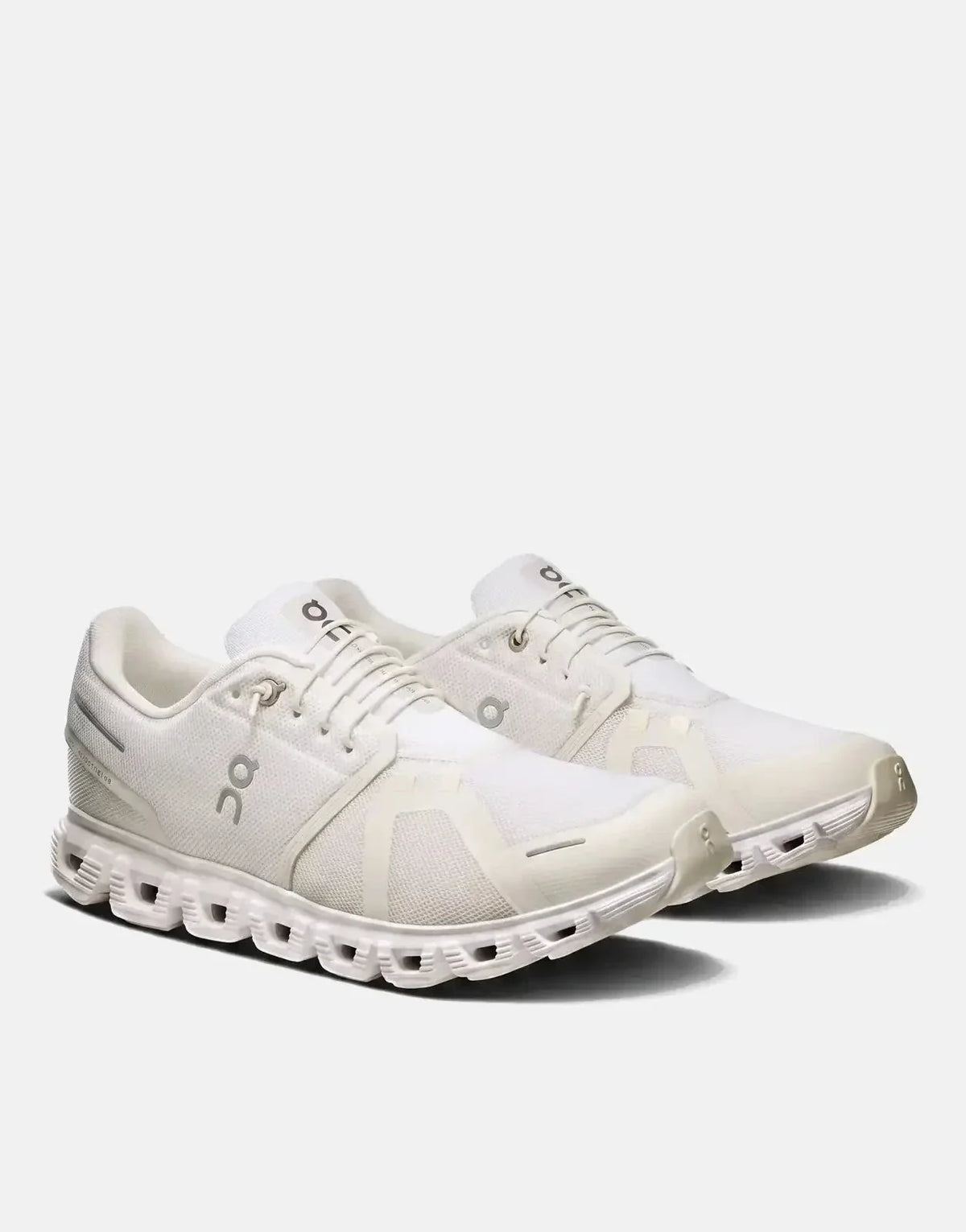 On Men's Cloud 6 White Sneakers - view 2