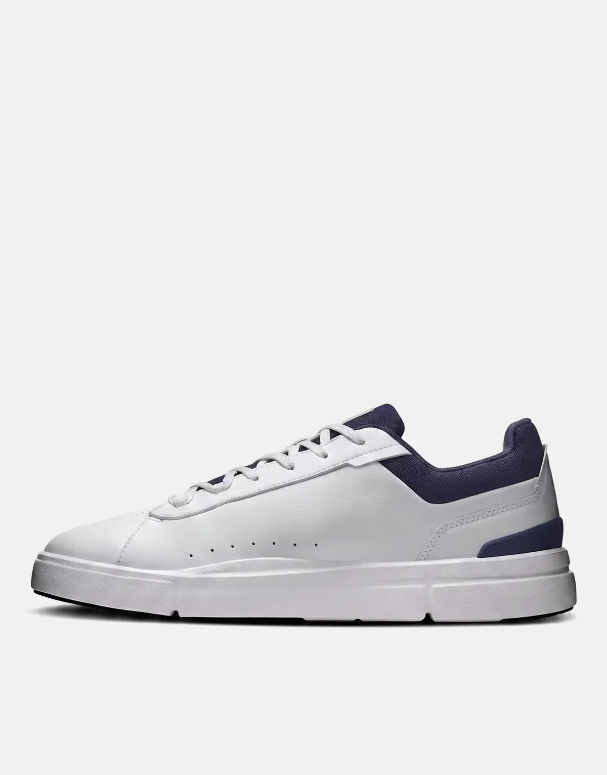 On Men's The Roger Advantage White Midnight Sneakers - view 4