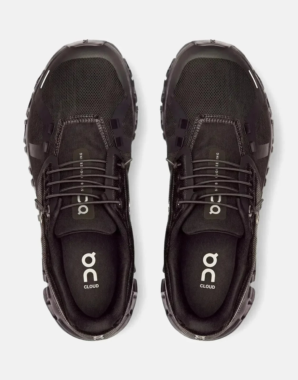 On Women's Cloud 6 Black Sneakers - view 3